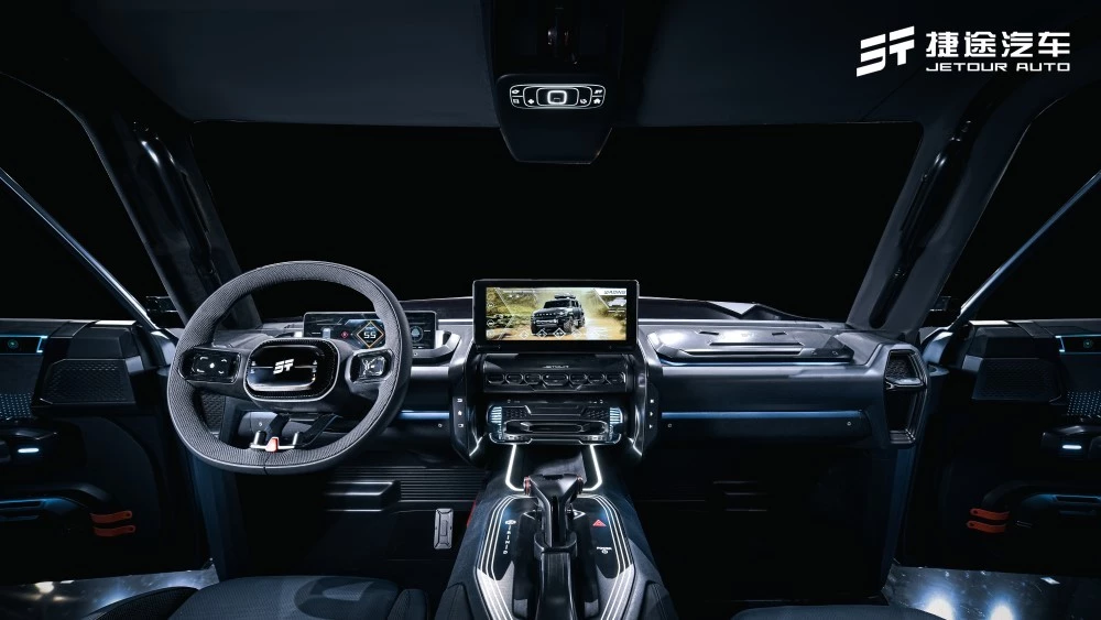 концепт-кар внедорожника Jetour T-3 салон интерьер
