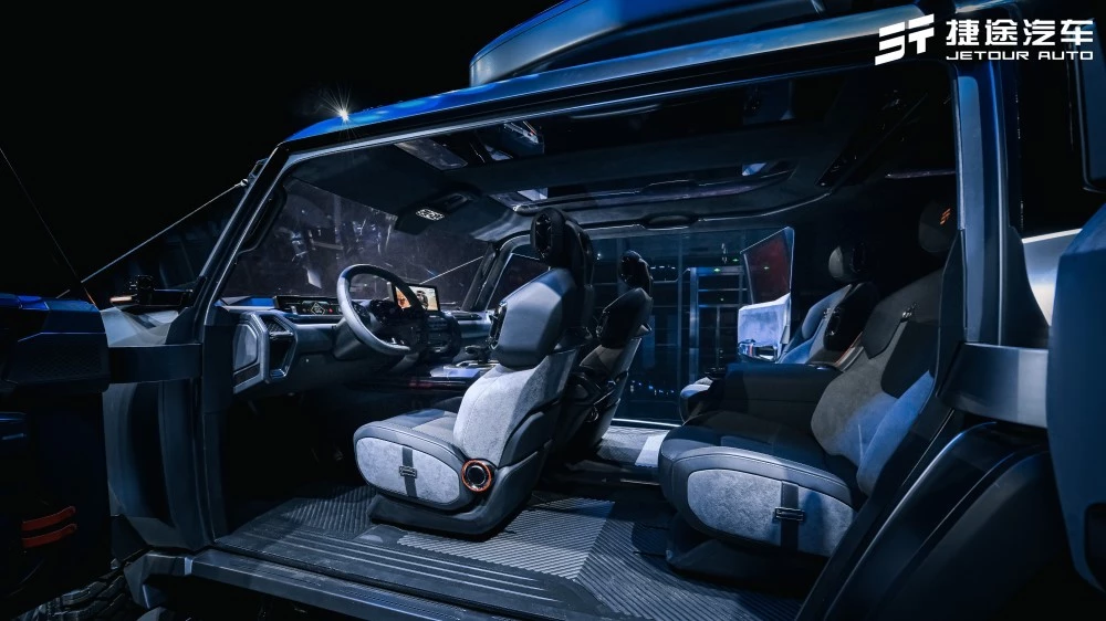 концепт-кар внедорожника Jetour T-3 салон интерьер