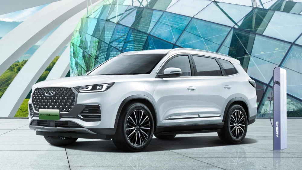 Chery Tiggo 8 Pro e+ гибрид зарядная станция