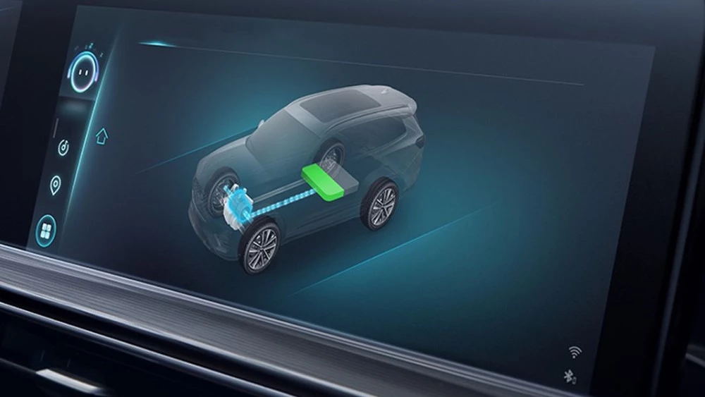 Chery Tiggo 8 Pro e+ гибрид схема работы медиасистема