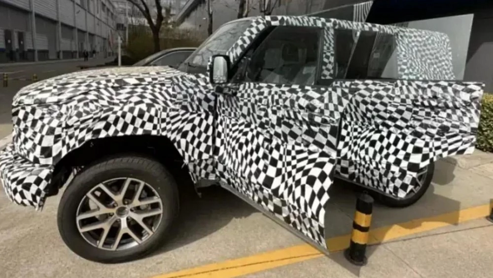 обновленный BAIC Beijing BJ40 BJ41 рестайлинг сбоку безрамочные двери