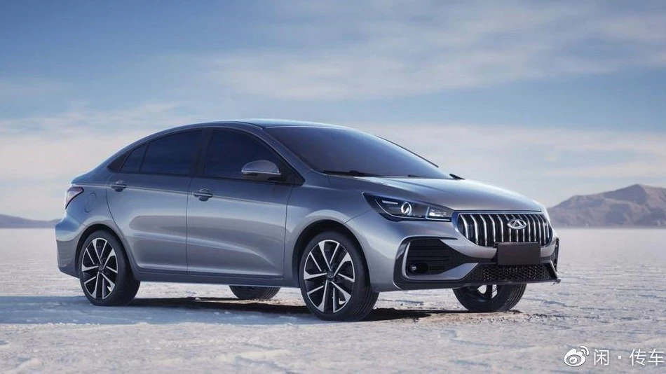 Chery представила обновленный седан Arrizo 5. Это «родственник» Omoda S5 Chery Arrizo 5 сбоку спереди