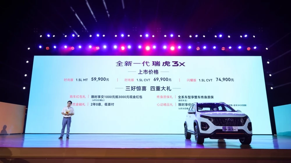 Chery Tiggo 3x нового поколения цены