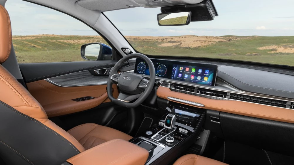 Chery Tiggo 8 Pro e+ салон интерьер