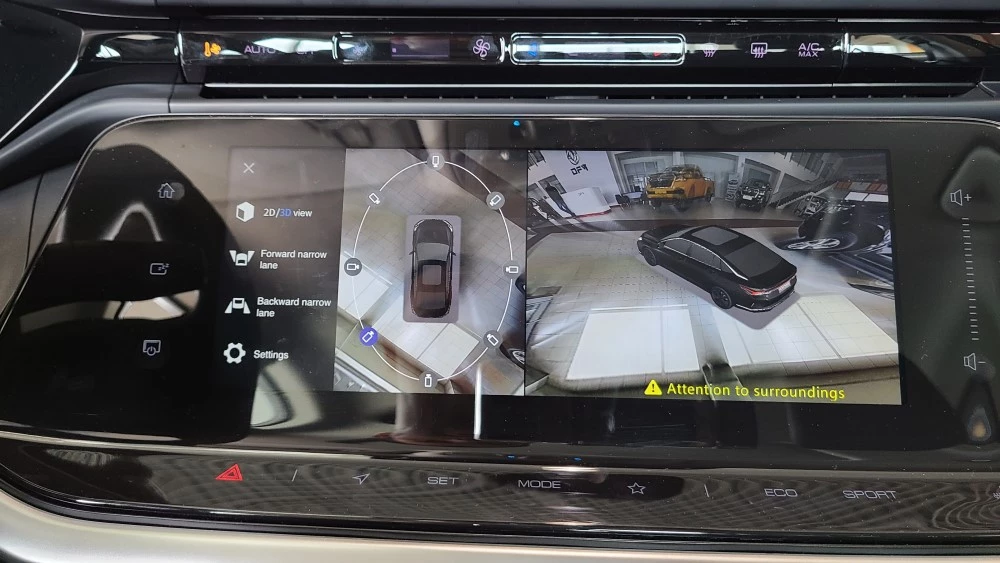 Dongfeng Shine Max в автосалоне камера заднего вида мульмедиасистема головное устройство