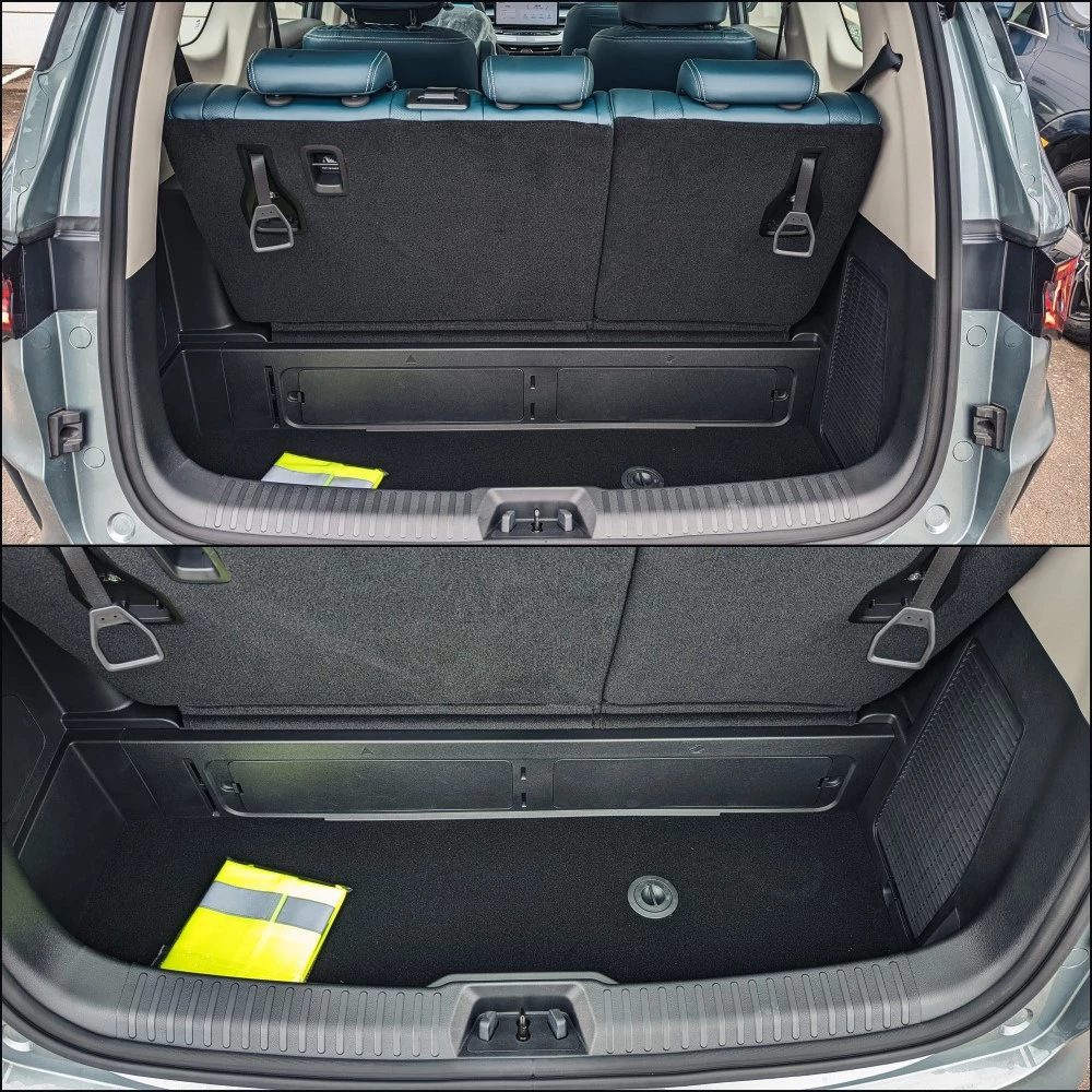 Geely Jiaji минивэн салон интерьер багажник