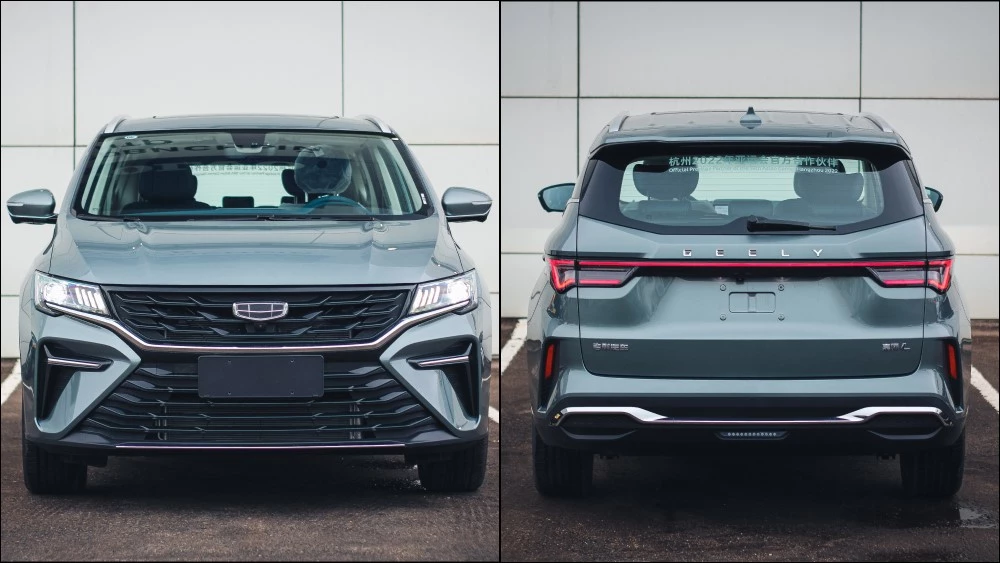 Geely Jiaji минивэн спереди сзади