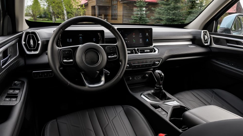 пикап Great Wall Poer KingKong салон интерьер место водителя первый ряд