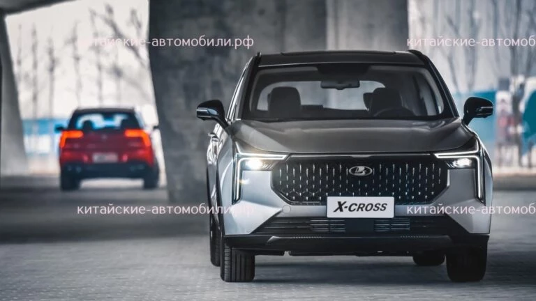 АвтоВАЗ Lada X-Cross FAW Bestune T55 рендер изображение спереди