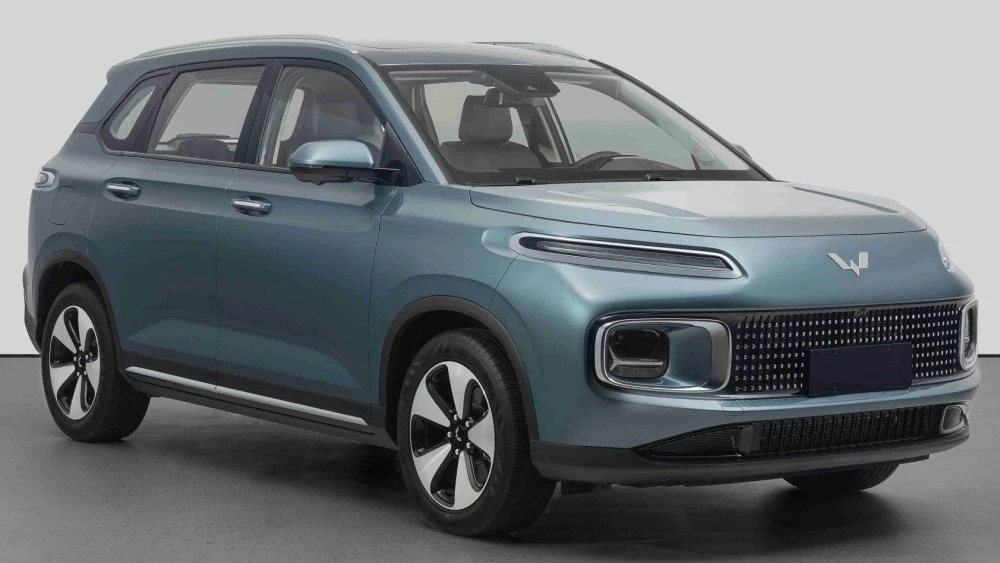 Да будет Nebula. Wuling создал стильный кроссовер в новом дизайне Wuling Nebula спереди сбоку