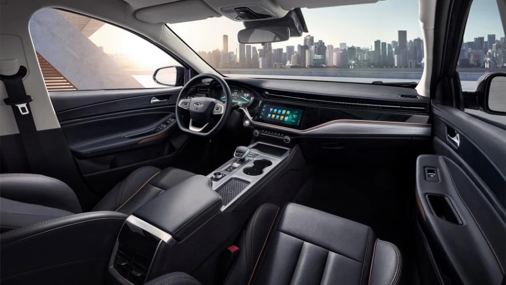 обновленный седан Chery Arrizo 5 Plus 2023 салон интерьер