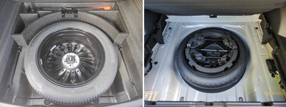 Exeed TXL и Geely Monjaro багажник запасные колеса