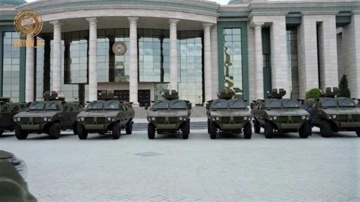 китайские бронеавтомобили SBSVM China Tiger / Hero в России в Грозном Ахмат
