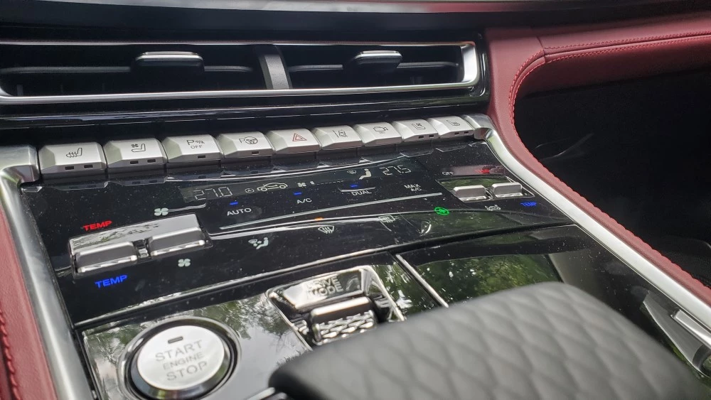 Changan CS85 салон интерьер тоннель климат-контроль