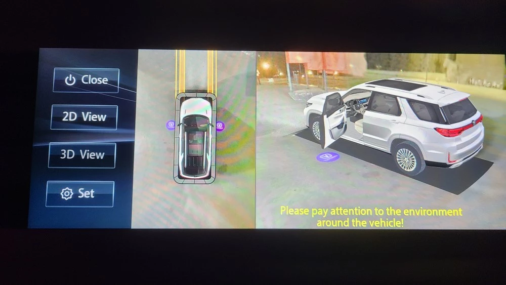 changan cs95 салон интерьер камера заднего вида