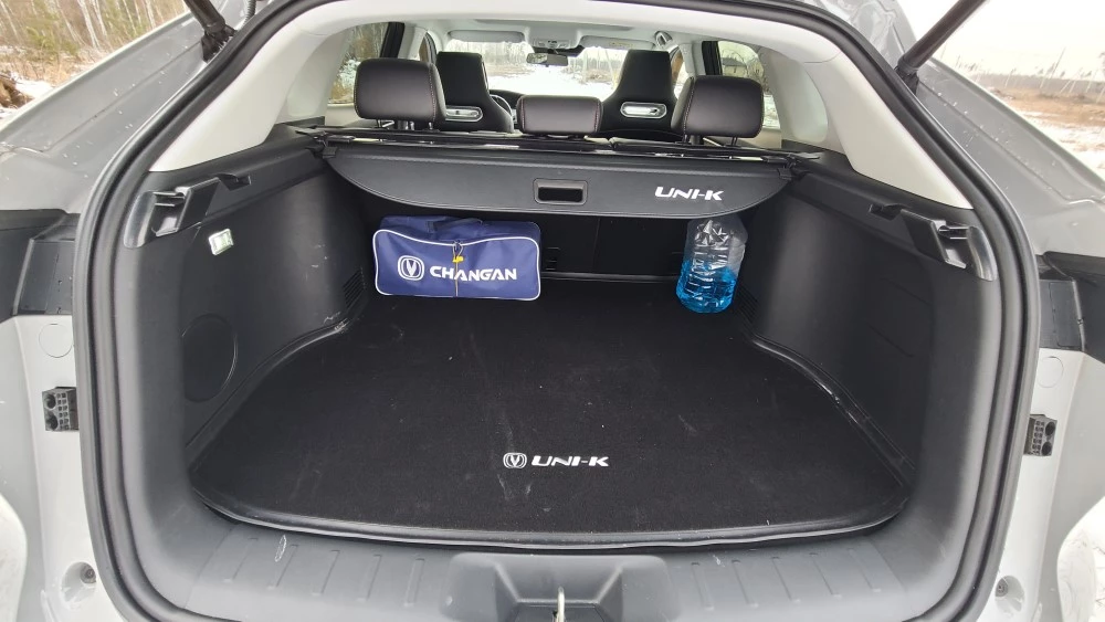 Changan Uni-K салон интерьер багажник