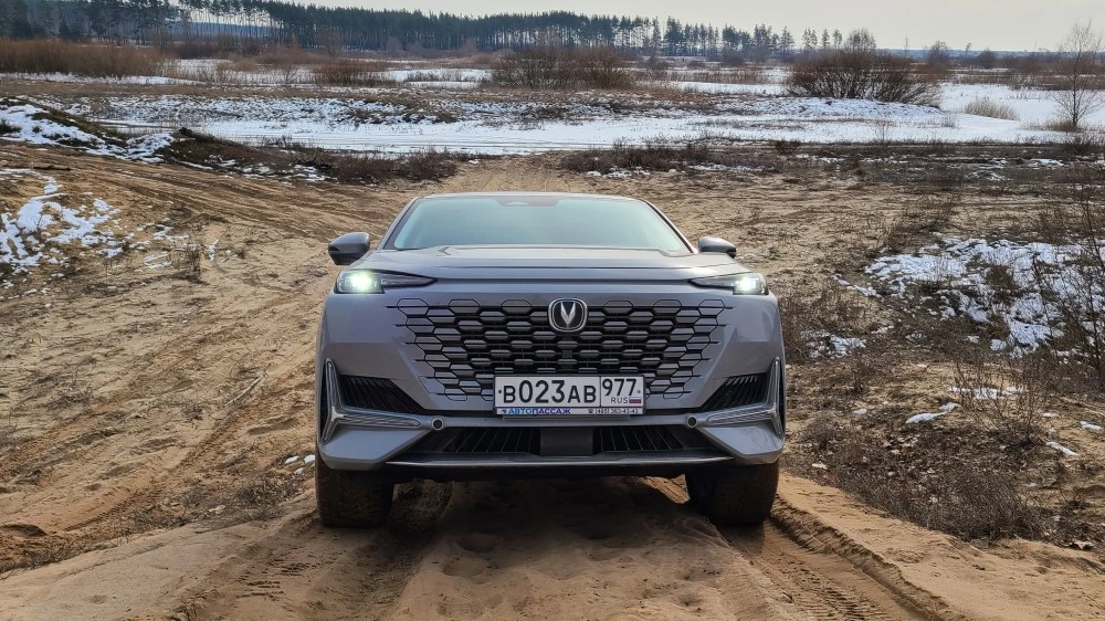 Changan Uni-K тест обзор спереди бездорожье