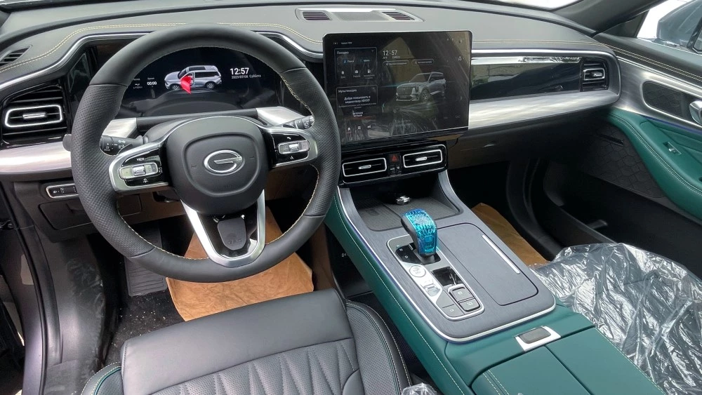 новое поколение gac gs8 салон интерьер первый ряд