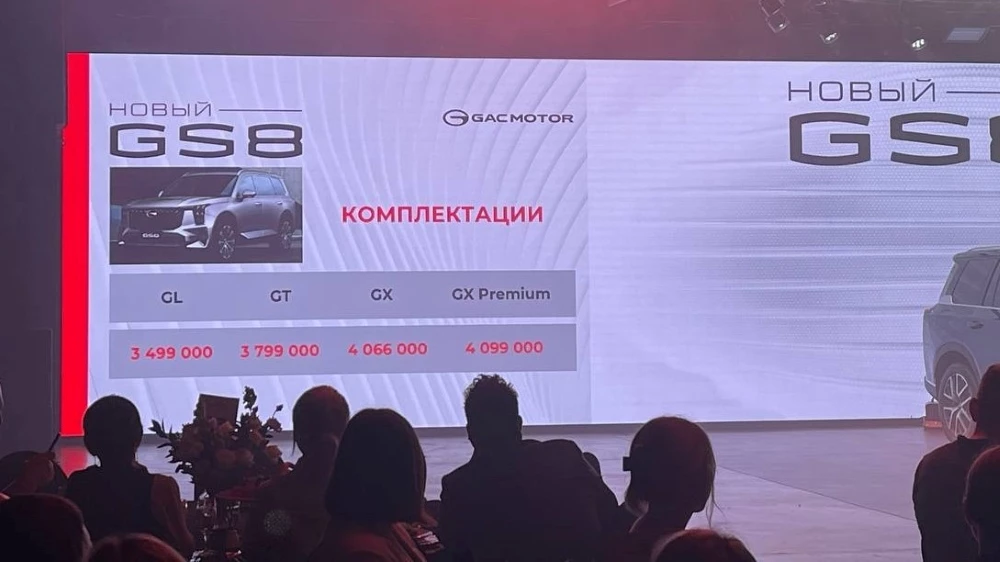 новый GAC GS8 II второго поколения цены комплектации презентация