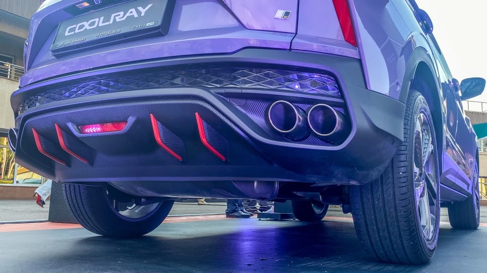 Новый Geely Coolray в Казахстане задний бампер