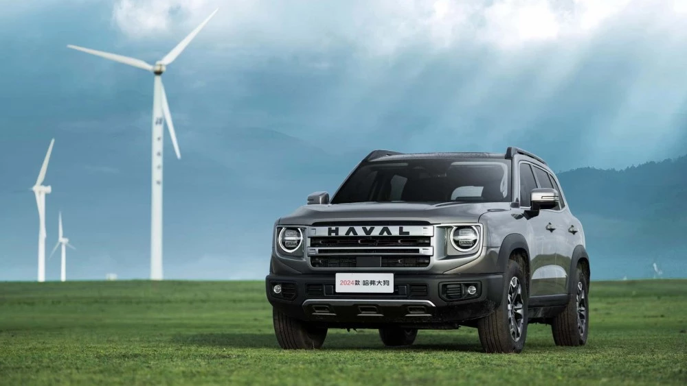 обновленный Haval Dargo сбоку спереди