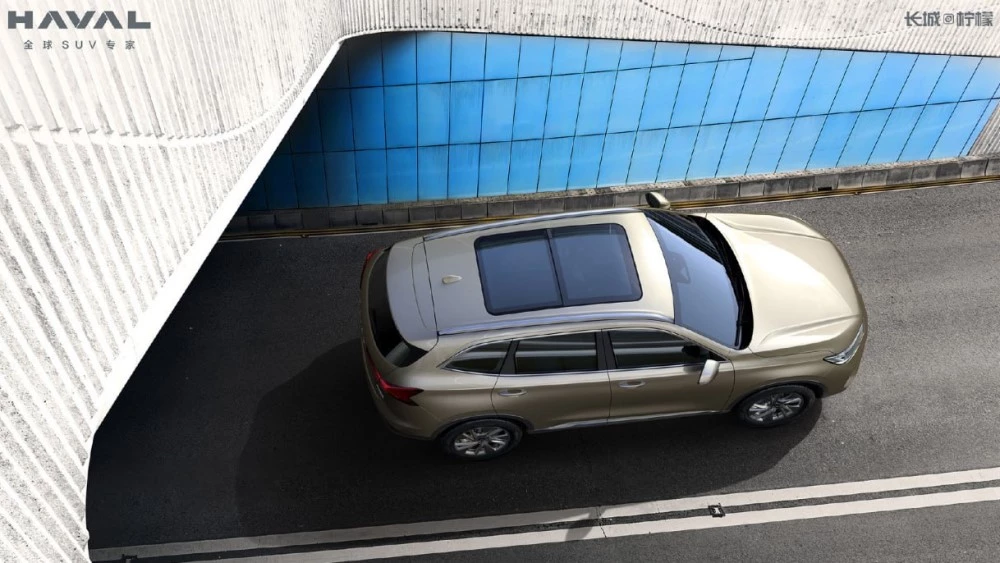 Обновленный Haval H6 сверху
