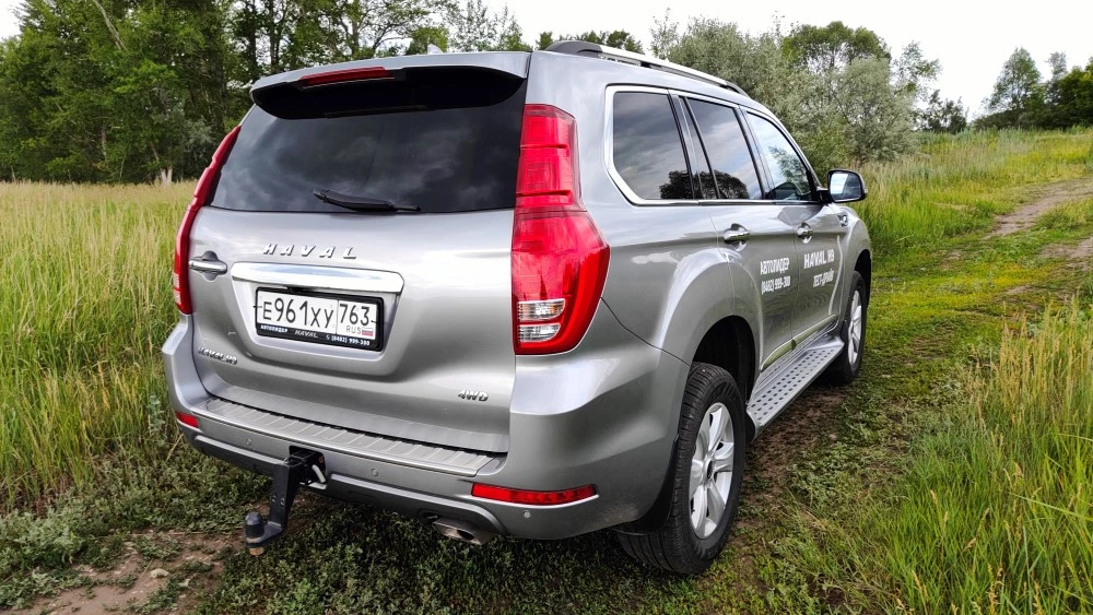 Haval H9 тест Мишина сбоку сзади