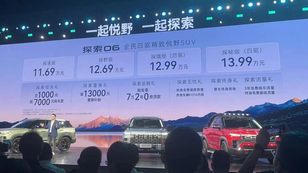 Цены и комплектации кроссовера Chery Explore 06 цена сколько стоит