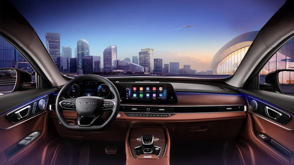 Обновленный кроссовер Chery Tiggo 8 Pro Max салон интерьер