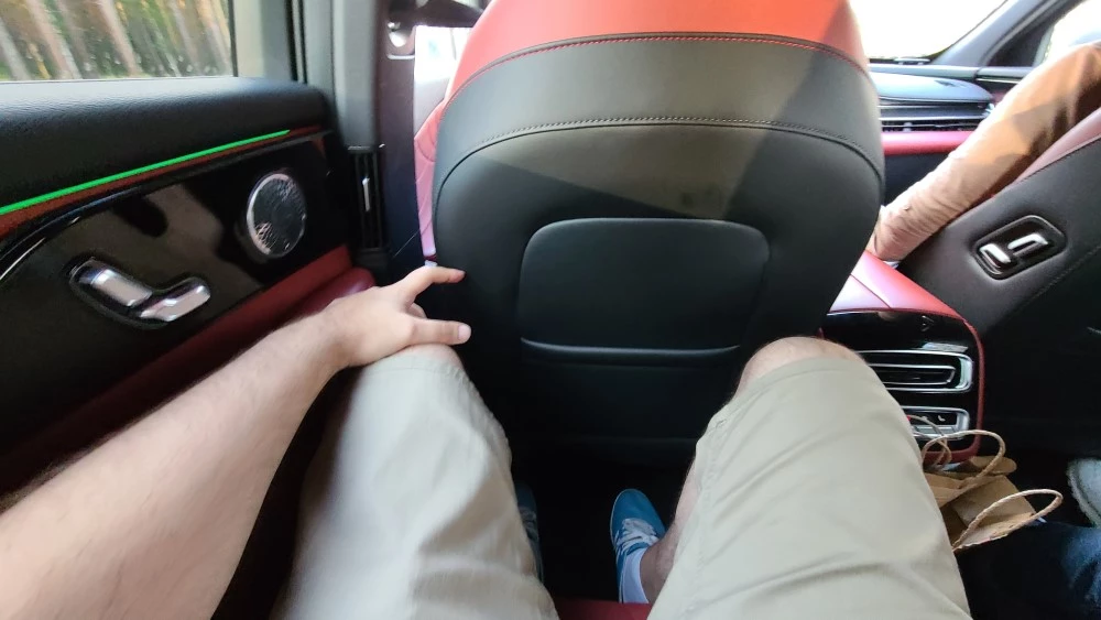 Exeed RX салон интерьер второй ряд