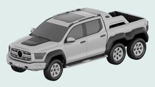 Great Wall Shanhai Poer 6x6 патент спереди сбоку