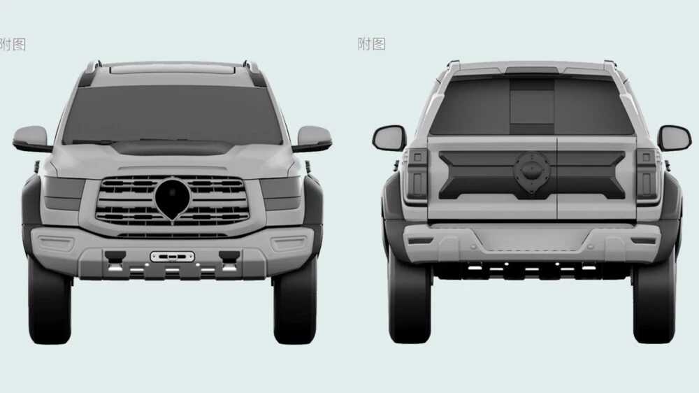 Great Wall Shanhai Poer 6x6 патент спереди сзади