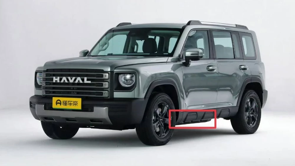 Haval Raptor сбоку спереди батарея