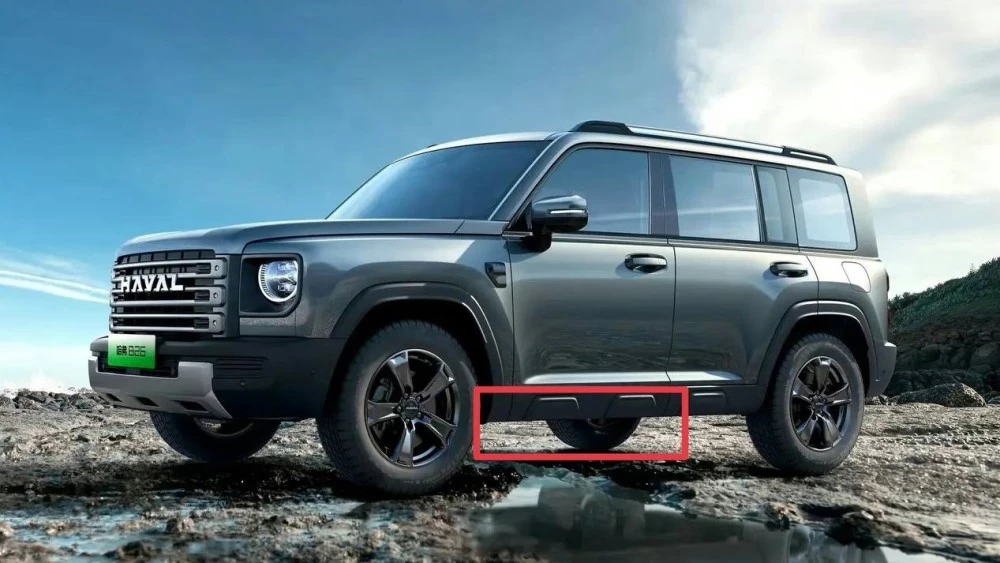 Haval Raptor сбоку спереди батарея