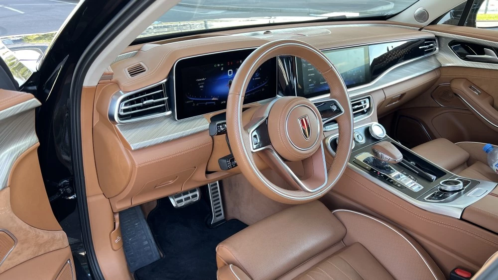 Hongqi H9 салон интерьер