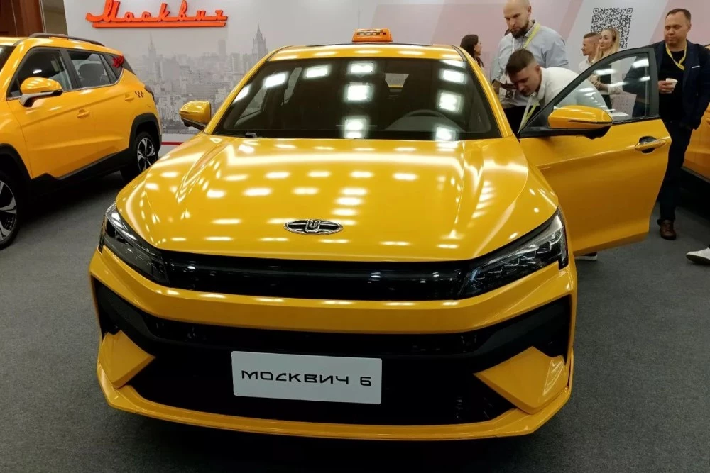 Москвич 6 такси спереди