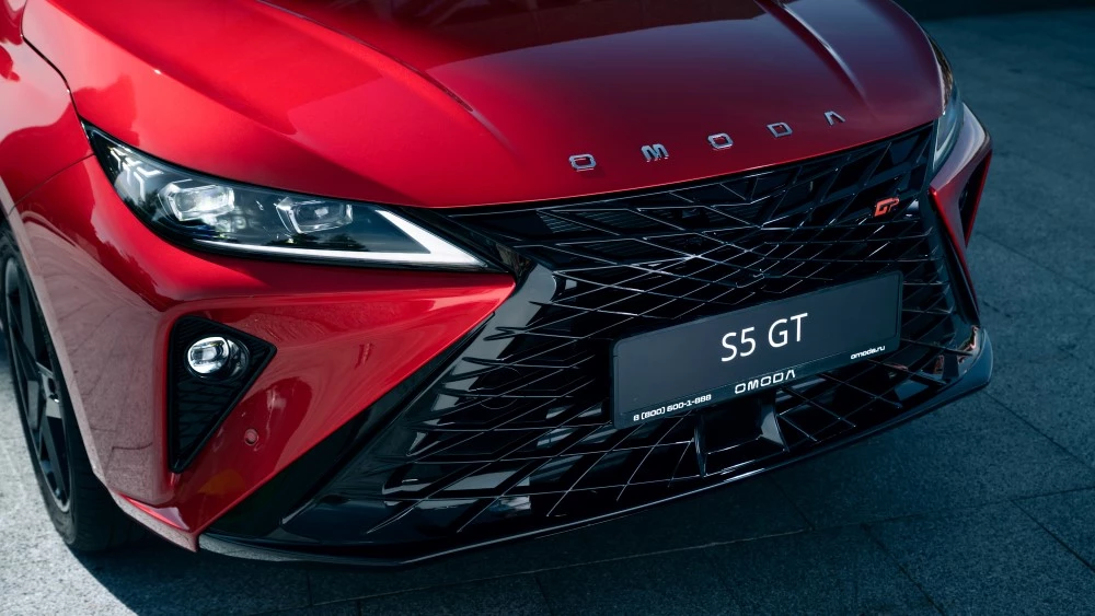 Omoda S5 GT дизайн решетка радиатора