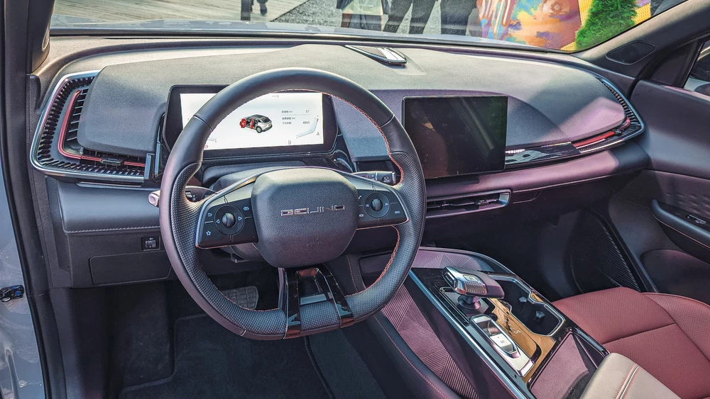 BAIC X55 интерьер салон