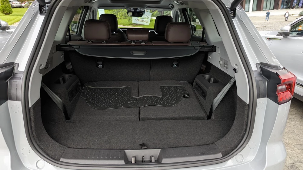тест-драйв новый обновленный Chery Tiggo 8 Pro Max багажник