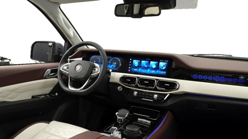 Пикап Foton Tunland G9 в Китае салон интерьер