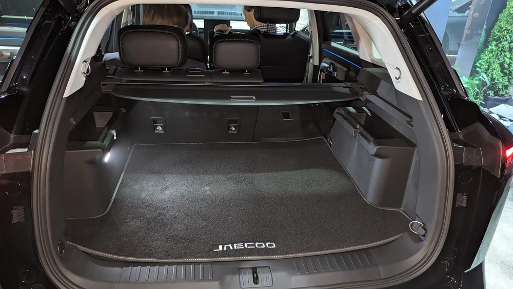 jaecoo j7 салон интерьер багажник