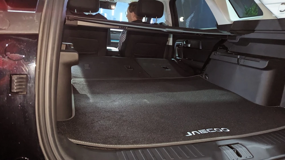 jaecoo j7 салон интерьер багажник