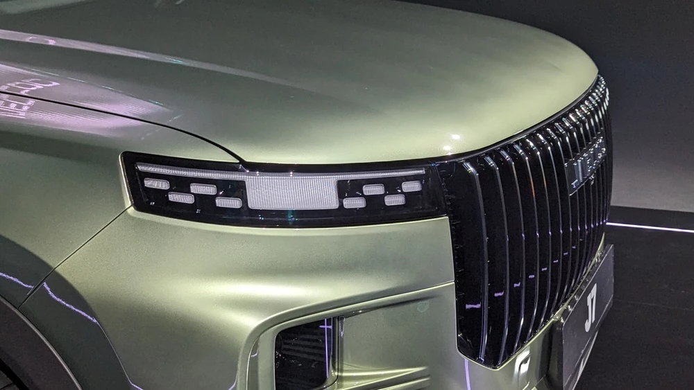 jaecoo j7 фары рисунок оптика спереди