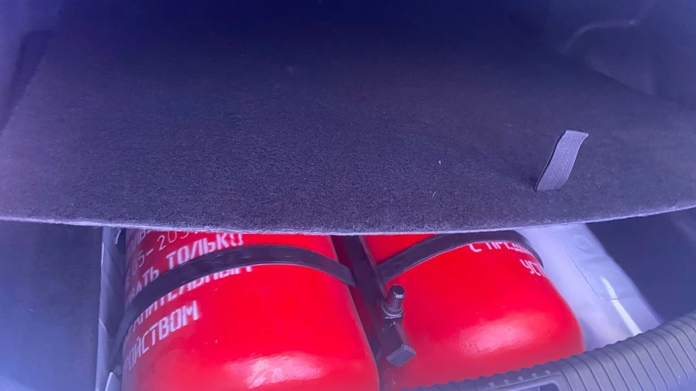 BAIC U5 Plus на метане на газе битопливный баллоны в багажнике