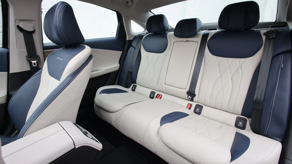 Chery Arrizo 8 салон интерьер второй ряд