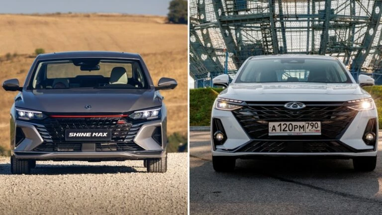 Dongfeng Shine Max и Chery Arrizo 8