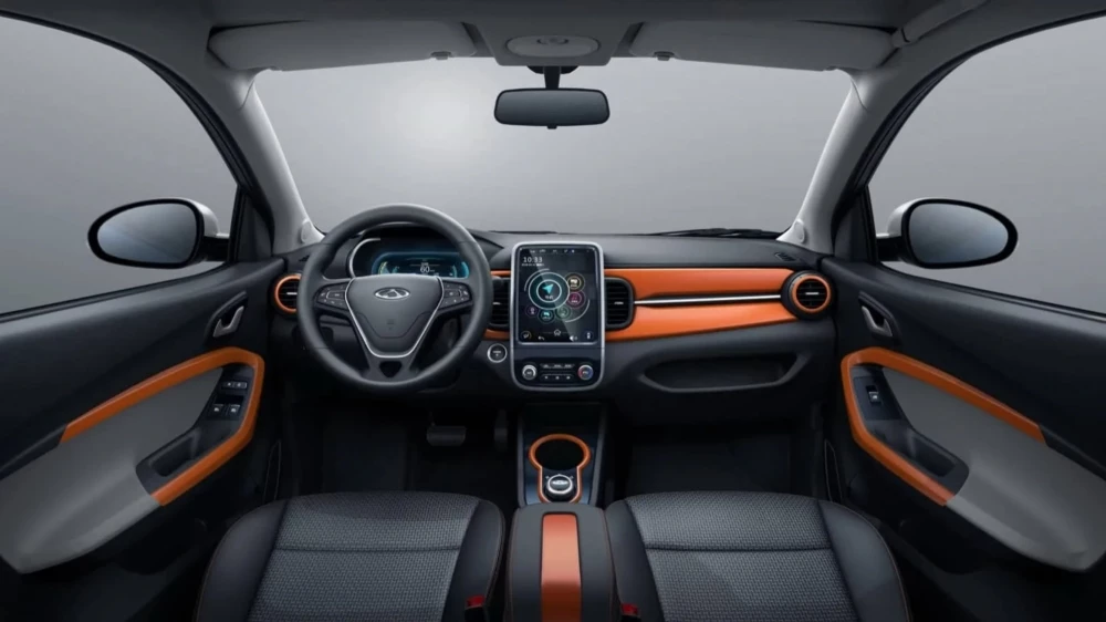 новый Chery eQ1 салон интерьер Ant