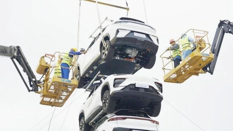 Chery eQ7 башня прочность кузова