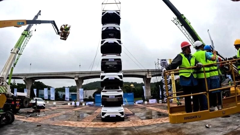 Chery eQ7 башня прочность кузова