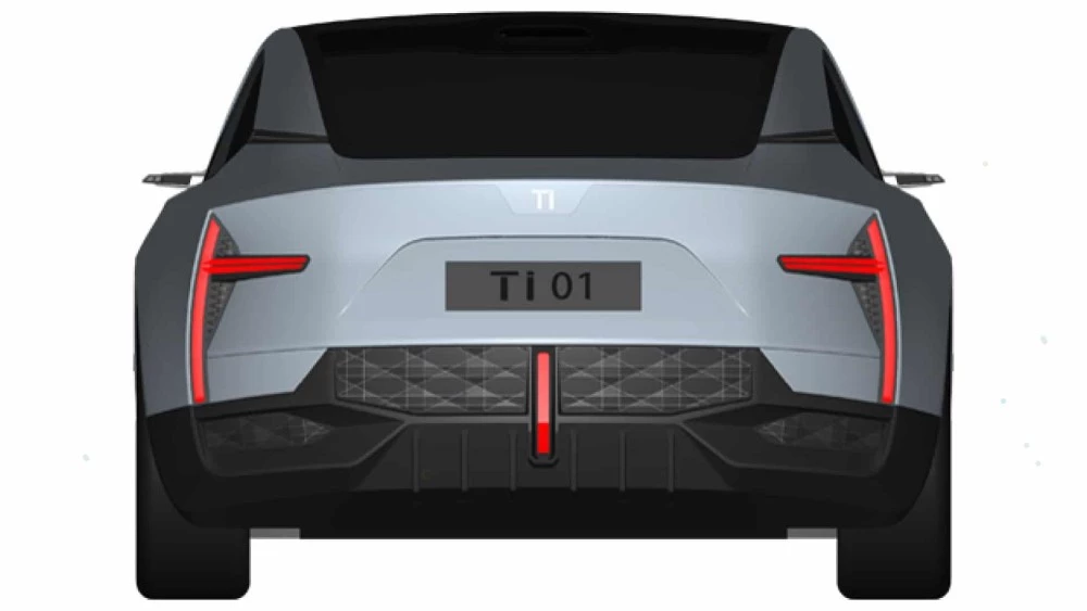 Седан Chery Ti 01 сзади